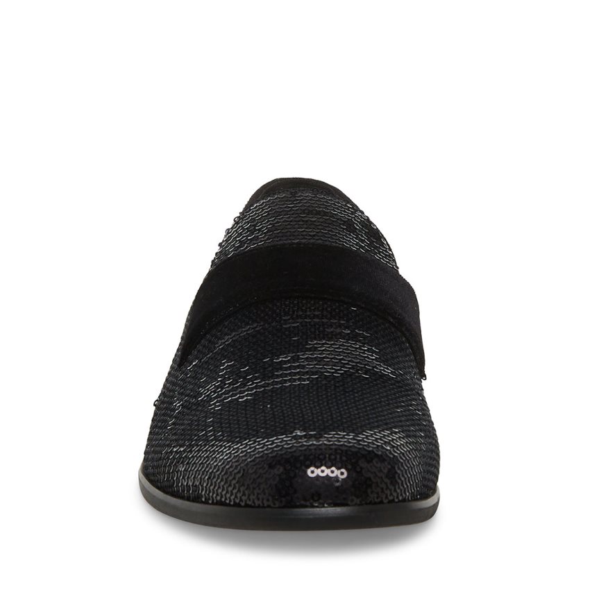 Loafers Steve Madden Arles Sequin Hombre Negras | ES IY043S